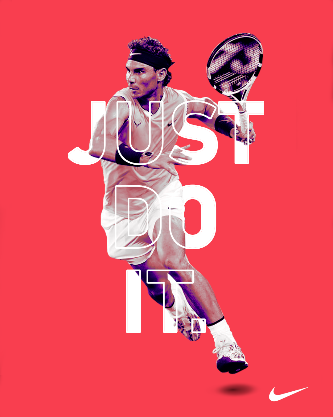 Rafael Nadal Just Do It Nike Poster