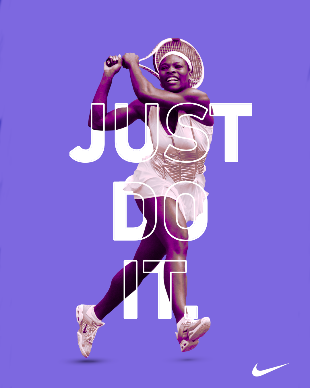 Serena Williams Just Do It Nike Poster
