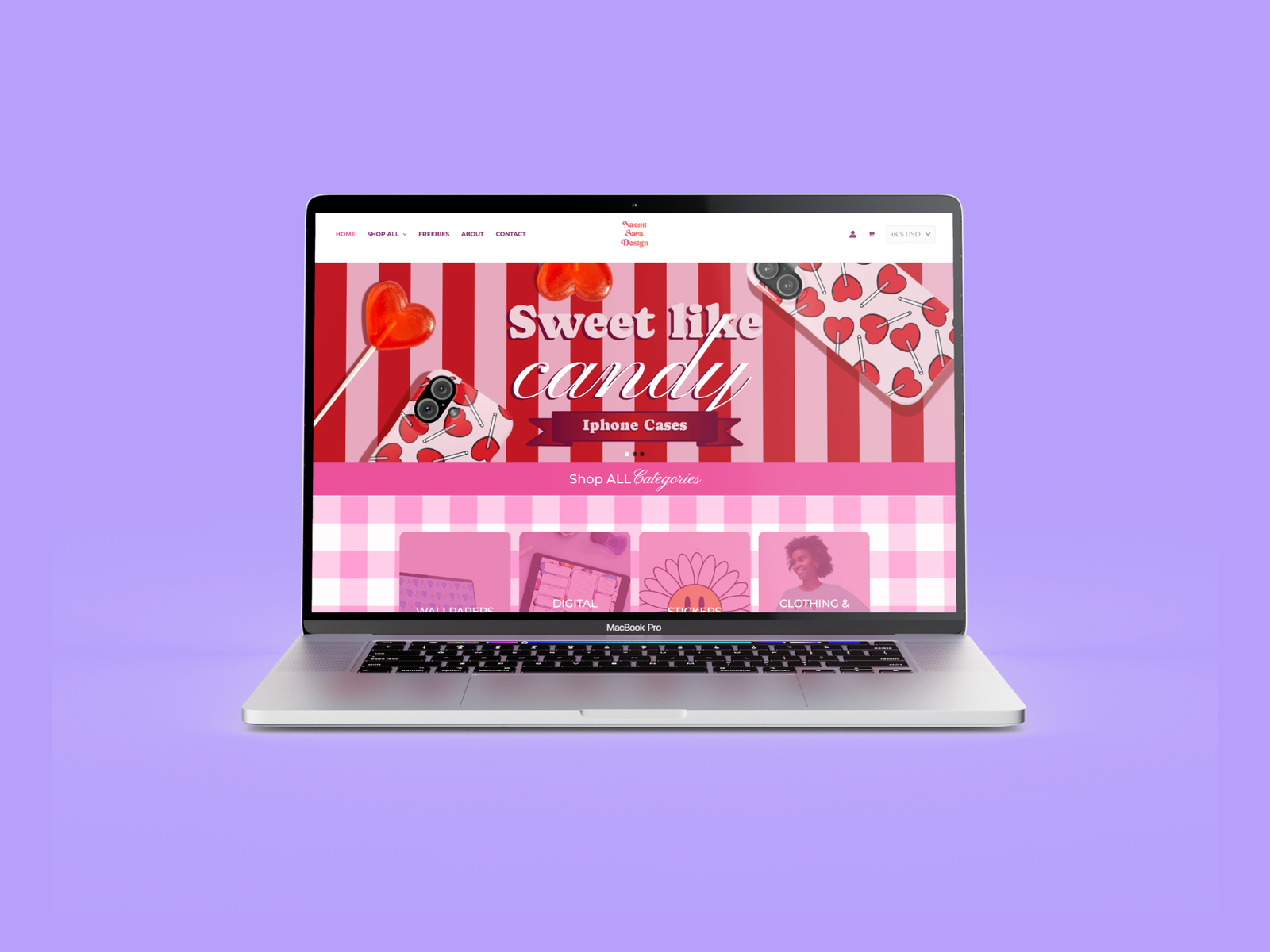 Shop Naomi Sara Design Website