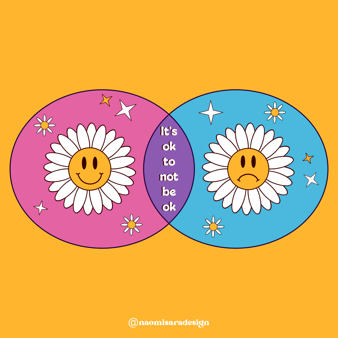 its okay to not be okay illustration