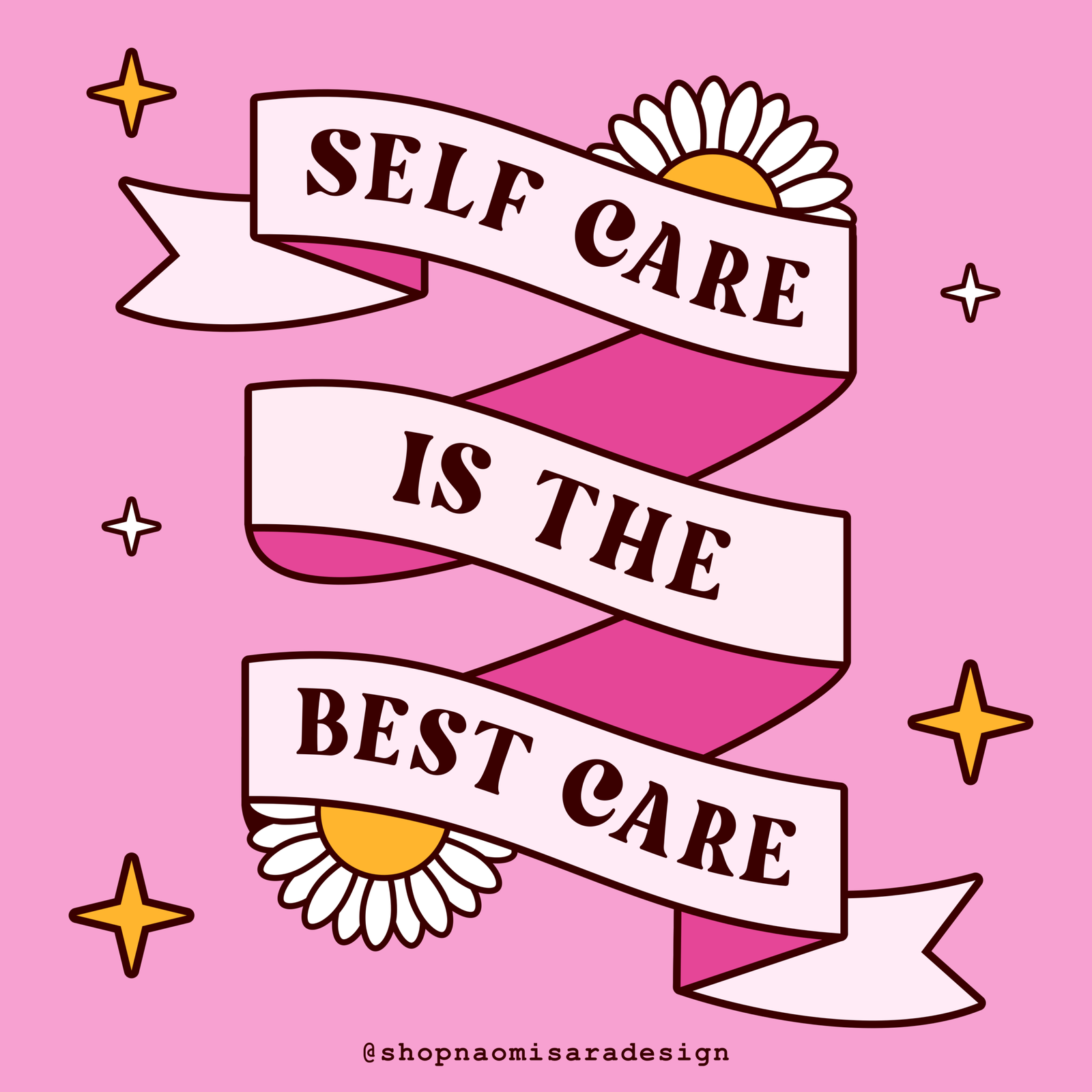 self care is the best care illustration