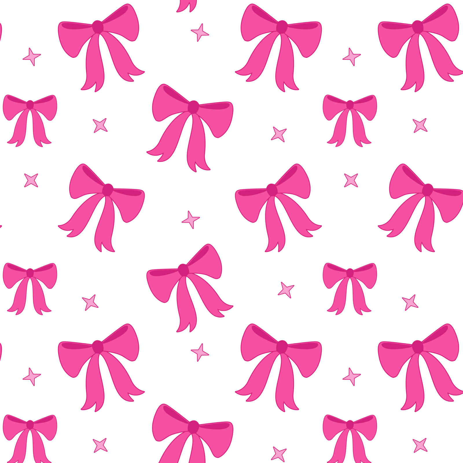 pink bows seamless pattern