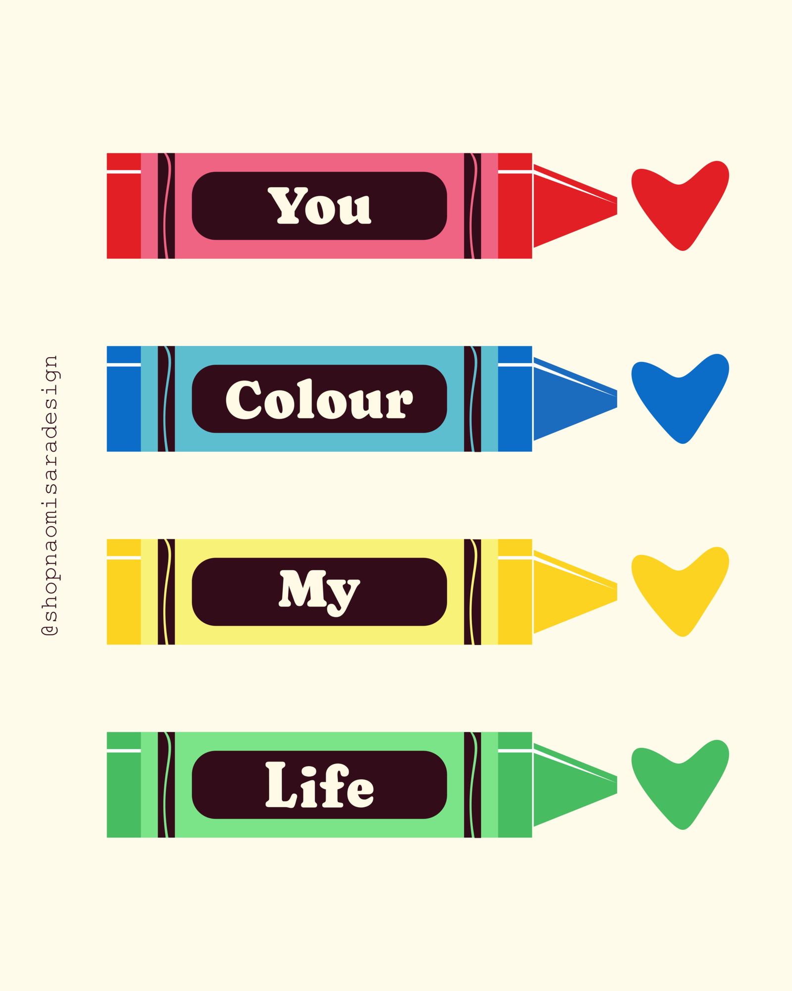 you colour my life illustration